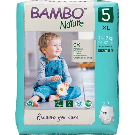 Πάνες Βρακάκι Bambo Nature Νο5 (11-17kg)