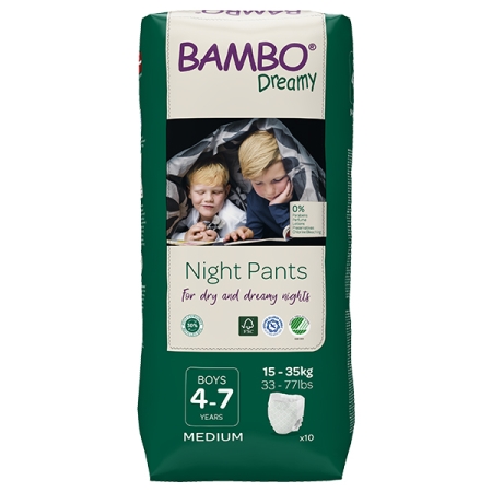 Πάνα Βρακάκι Νυκτός Bambo Dreamy, Boys 15-35kg