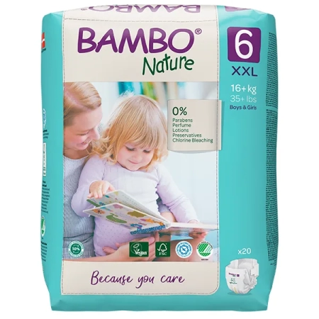 Πάνες Bambo Nature No6 (16+kg)